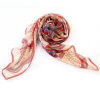 钱塘荷韵天乐雪纺长巾1457-3