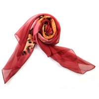 钱塘荷韵飘逸雪纺围巾1462-1