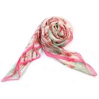 钱塘荷韵绽放人字乔围巾1474-2