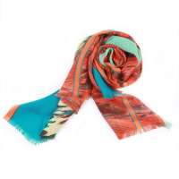 钱塘荷韵轻盈羊毛围巾/披肩2420-3