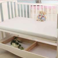 麻博士 棉麻婴儿床单 条纹宝宝床单 蓝色130*70