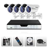 智美达Zmodo 四路全实时监控套装KDA4-DARFZ4ZP-500GB