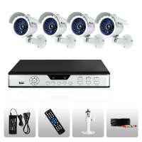 智美达Zmodo 四路全实时监控套装KDS8-NARBZ4ZP-500GB