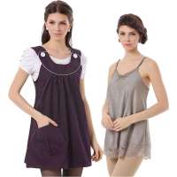 意大利joyncleon婧麒孕妇防辐射服 孕妇装银纤维防辐射孕妇装正品jc8313B 暗紫色XL