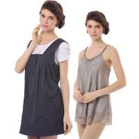 JoynCleon婧麒防辐射服 孕妇装防辐射孕妇装正品银纤维春夏衣服jc8303B藏青色L