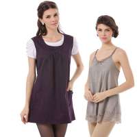 意大利JoynCleon婧麒防辐射服 孕妇装银纤维防辐射孕妇装正品春夏jc8301B暗紫色L