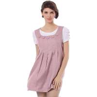 婧麒防辐射服孕妇装夏孕妇防辐射衣服 夏防辐射孕妇装正品银纤维jcm98102洋红色XL