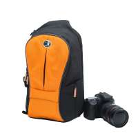 卡斯曼双肩背包CP03-03黑色+火焰橙