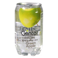 运得牌青苹果味含气饮料350ml