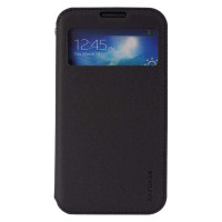 卡登仕(CAPDASE)三星S4 I9500 I9508 I9502 I959智能皮套带面盖吸附(黑色)