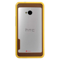 倍思(BASEUS)HTC One 802d 802t 802w尚彩边框(棕/黄)
