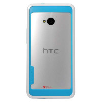 倍思(BASEUS)HTC One 802d 802t 802w尚彩边框(蓝/白)