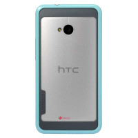 倍思(BASEUS)HTC One 802d 802t 802w尚彩边框(灰/蓝)