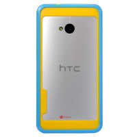 倍思(BASEUS)HTC One 802d 802t 802w尚彩边框(黄/蓝)