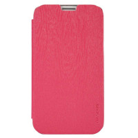 倍思(BASEUS)三星NOTE 2 N7100 N7108 N7102 N719彩薄皮套(玫红色)