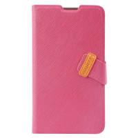 倍思(BASEUS)华为Ascend G710 A199信仰皮套(玫红色)