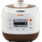 苏泊尔(SUPOR)CYSB50FD9-100 白褐色 电压力锅 5L (一锅双胆) 智能预约 高压锅
