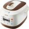 苏泊尔(SUPOR)CYSB50FD9-100 白褐色 电压力锅 5L (一锅双胆) 智能预约 高压锅