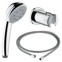 高仪(GROHE)德国三式手持花洒套装27384000+27483000+27481000