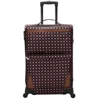Carany 卡拉羊 梦幻旅程系列 22吋万向轮拉杆箱(防暴拉链版)C89458-22黑色粉花