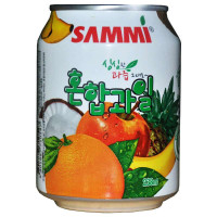 [三蜜]混合水果果肉果汁饮料238ML