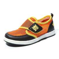 奈足童鞋 男童鞋女童鞋2013透气镂空网布网面透气 男童女童运动鞋咖啡/桔红30