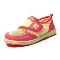奈足童鞋 男童鞋女童鞋2013透气镂空网布网面透气 男童女童运动鞋西瓜红/粉黄30