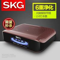 SKG4248车载空气净化器 汽车净化器 车载净化器 等离子净化 光触媒 香薰车载空气净化