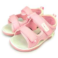 优安2013夏季新款品优马系列 男女童鞋网布三色运动凉鞋P13013 粉色 24码