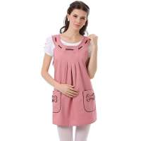 婧麒防辐射服 孕妇装防辐射孕妇装正品春夏孕妇防辐射服特价衣服jc8330粉红色XL