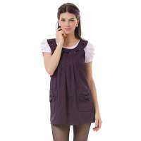 婧麒防辐射服 孕妇装防辐射孕妇装正品春夏孕妇防辐射服特价衣服jc8330暗紫色L