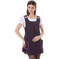 婧麒 JoynCleon孕妇防辐射服 防辐射孕妇装正品孕妇防辐射衣服jc8315暗紫色L