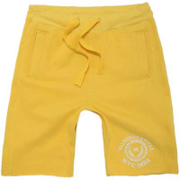 VaLS 男士纯色运动休闲宽松短裤卫裤中裤潮裤020400006(黄色/XL)