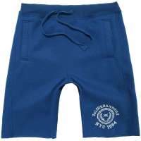 VaLS 男士纯色运动休闲宽松短裤卫裤中裤潮裤020400006(蓝色/XL)