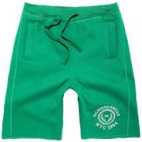 VaLS 男士纯色运动休闲宽松短裤卫裤中裤潮裤020400006(绿色/M)