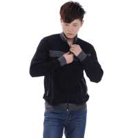 ENGLAND男士商务运动拉链保暖衣麻灰(XL)8013