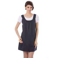 婧麒 孕妇防辐射服装夏装 防辐射孕妇装正品孕妇防辐射衣服孕妇装jc8305藏青色XL