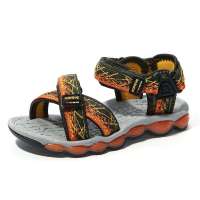 奈足儿童凉鞋 男童大力水手童鞋男童鞋夏季凉鞋 沙滩凉鞋男童童鞋军绿/桔黄27