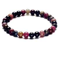 TFF蒂凡 天然碧玺手链6-7mm款 (附带珠宝鉴定证书)