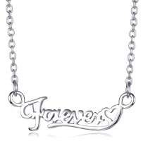 TFF蒂凡 国际925纯银字母项链 永远的爱