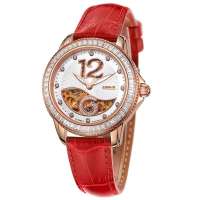 依波豪华镂空机械镀玫瑰金色高贵百搭女款5012.0246