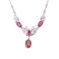 Fedora斐达罗 天然碧玺项链 奢华靓丽碧玺吊坠DBBX104