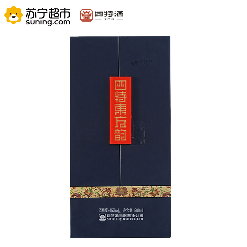 四特 东方韵国韵 45度 500ml单瓶装(新老包装随机发货)