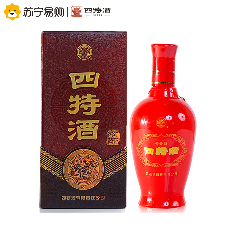 [苏宁易购超市]四特38度红花窖藏460ml(盒装)
