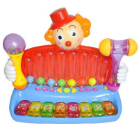 灿辉玩具可爱小丑电子琴BB121