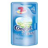 金纺清新柔顺衣物护理剂900ml袋装补充装