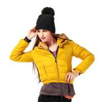 雪中飞 女装女时尚双子星短款 X1201032(#12303水仙黄 155/80A(XS))