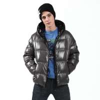 雪中飞 男装男潮流时尚连帽短款 XR9031(#143黄昏灰 170/88(S))