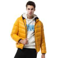 雪中飞 男装男动感时尚短款 X1201013(#12316(芒果黄/黑色) 180/96A(L))