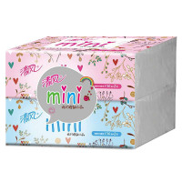 清风 抽纸 MINI 2层130抽2包 抽取式面纸